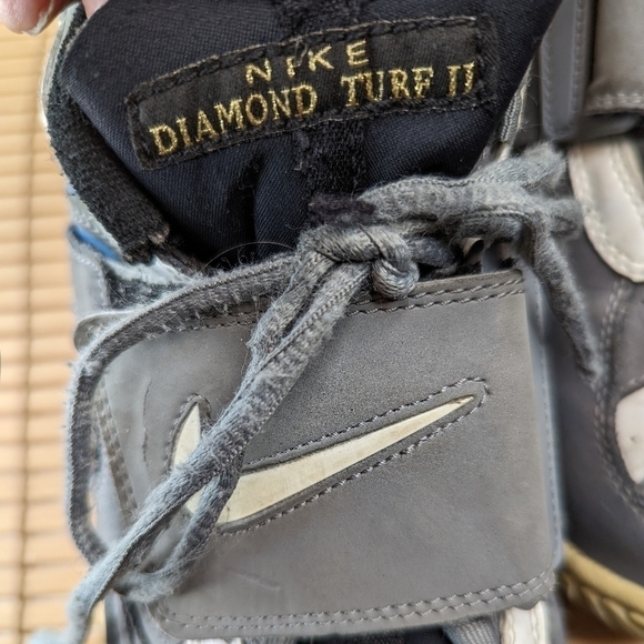 Nike Air Diamond Turf II 2 Cool Grey 487658 010 Deion Sanders Men’s Size 9 main image 5